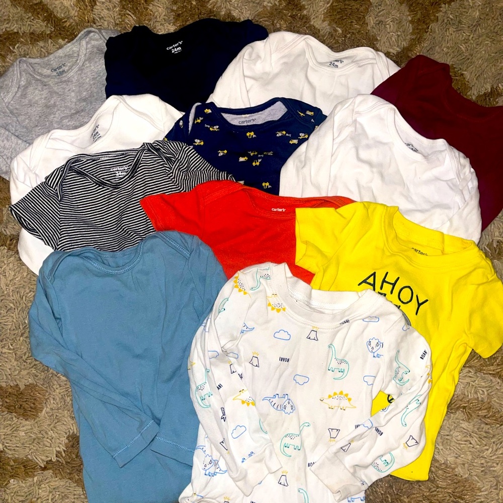12 Size 24 month Onsies Carters